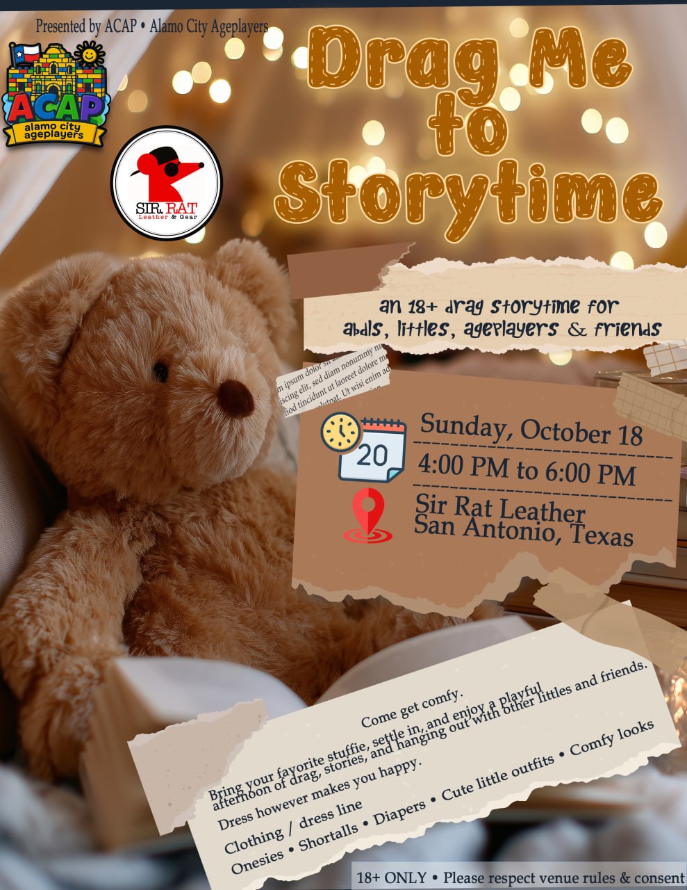 🧸📚✨ Drag Me to Storytime! ✨📚🧸